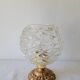 Brass and glass lamp