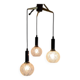 Lustre cascade 3 feux - années 50/60