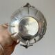 Small vintage silver-plated metal basket