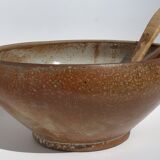 Artisanal speckled sandstone bowl diameter 27cm