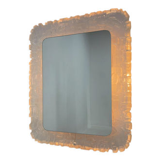 Illuminated Mirror by Erco Lucite, 1970's