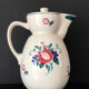 Old ceramic teapot Digoin and Sarreguemine