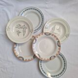 Assiettes creuses HBCM, St Amand