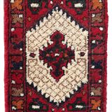 Tapis vintage fait main Hamadan – 41 cm x 59 cm - 1C961