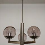 3-light space age chandelier from the 60s-70s