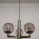 3-light space age chandelier from the 60s-70s