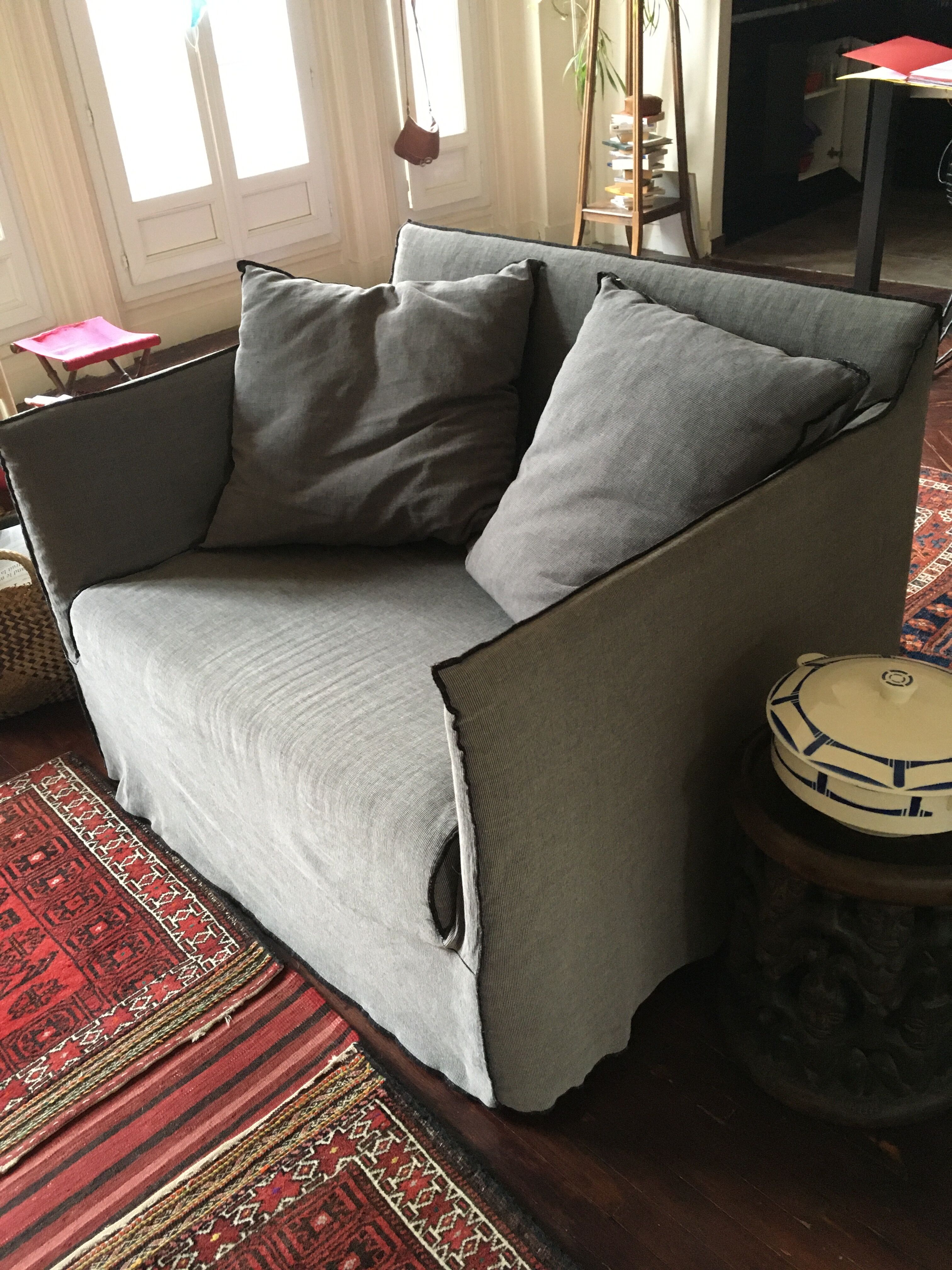 Ghost armchair designed by Paola Navone