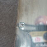 Presentation tray in silver metal