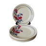 Set of 6 Lunéville plates