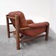 Vintage brutalist, Brazilian style lounge chair, 1960s