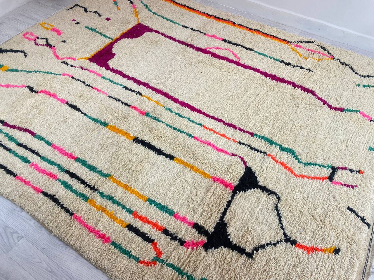 Tapis berbère en laine fait main300 x 230 cm
