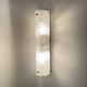 Vintage ice glass wall lamp , 1970s