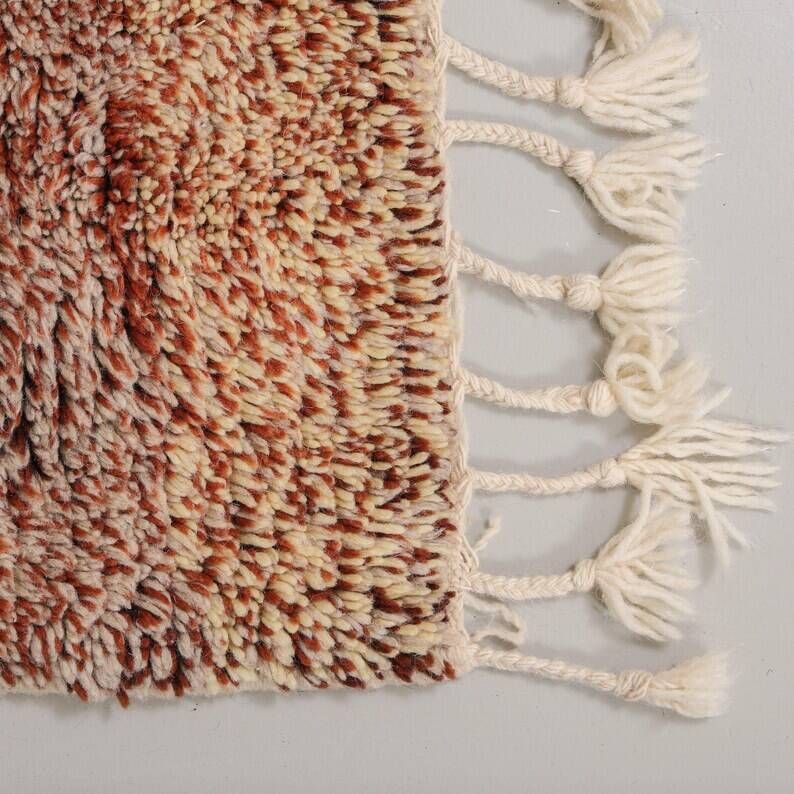 Handmade Beni Ourain wool rug, 150/250 cm