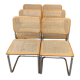 6 chaises Cesca de Marcel Breuer