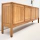 Oak credenza by Van den Berghe Pauvers