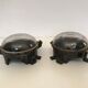 Pair old wall lamps ceiling porthole factory