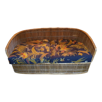Rattan sofa