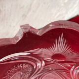 Vase en cristal taillé