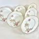 6 flat plates Baltimore Rose by Haviland Limoges