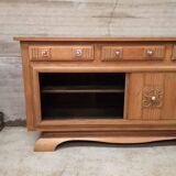Sideboard buffet oak charles dudouyt art deco 1940