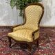Napoleon III armchair from the 19th century in walnut.