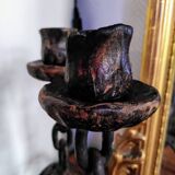 Pair of brutalist candlesticks
