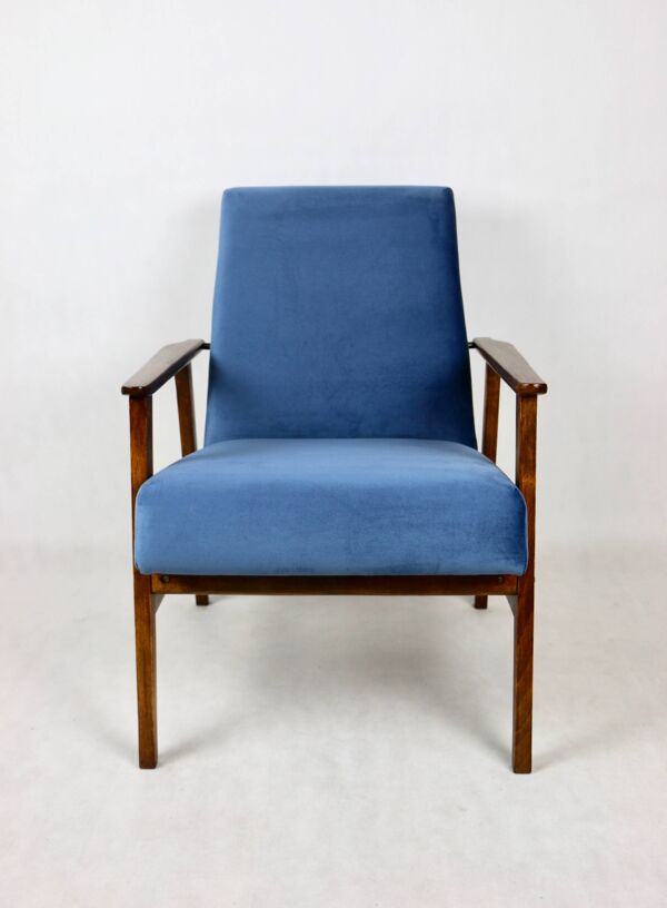 Fauteuil vintage Ocean Blue Fox, années 1970