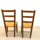 Chaises rustiques années 60/70