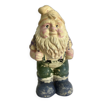 Plaster garden gnome