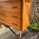 Commode vintage 1960 en chêne clair