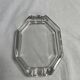 Vintage octagonal glass ashtray