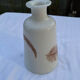 Vintage Soliflore in White Opaline with Feather Motif — Blown Glass (Pon