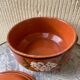 Traditional hand-painted terracotta pot