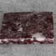 Madeji – Red Square Natural Marble Coasters - set of 4