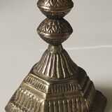 Large Menorah/Hebrew Chandelier with 8 branches. Star of David. Bronze.