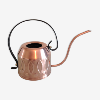 Vintage red copper watering can 60s/70s