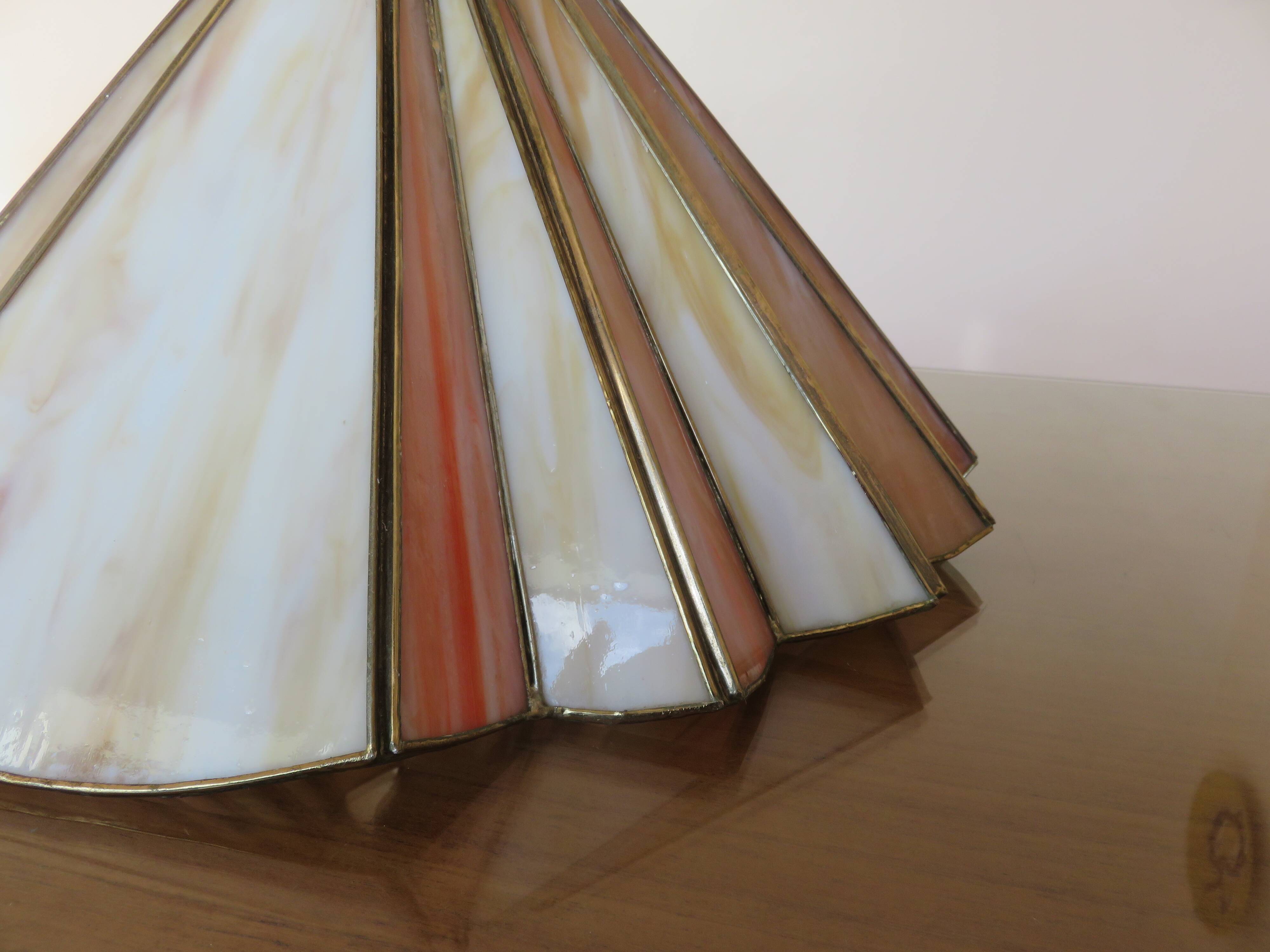 Suspension in glass paste and brass, 1970s