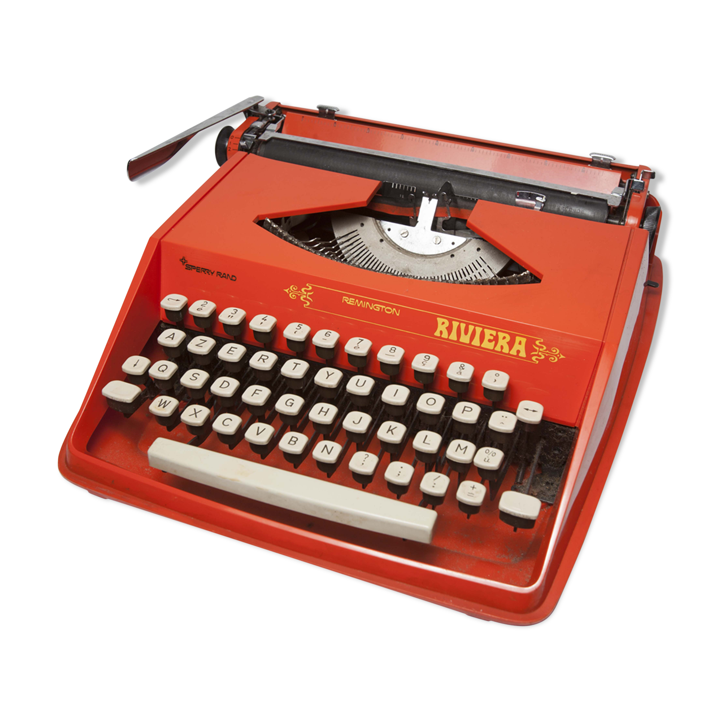 Remington Riviera Sperry orange band typewriter