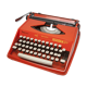 Remington Riviera Sperry orange band typewriter