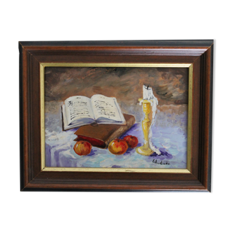 Eliane Hurtado "still life with candlelight"