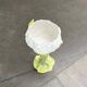 Vintage Italian ceramic cache-pot with flower stand, 1980s, set of 2.