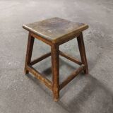 Vintage wooden stool