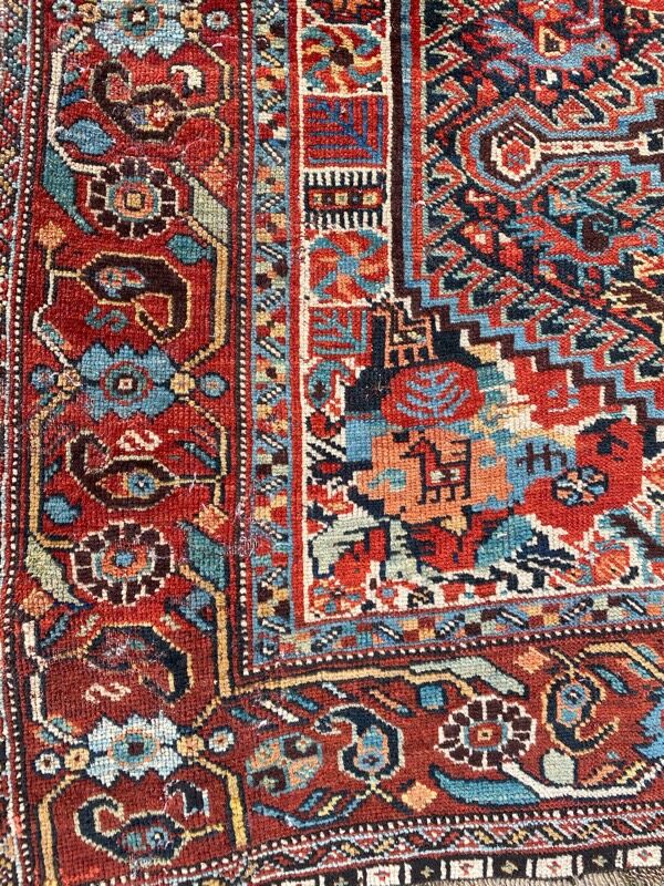 Ancient persian ghashghai carpet 130x182 cm