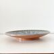 Large hand painted ceramic dish