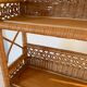 Antique rattan shelf