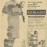 Vintage shelf 1950 tomado design A.Dekker - 70 x 68 x 20 cm