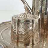 Art Deco silver metal coffee service