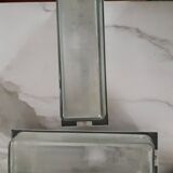 Paire appliques rectangle industrielle
