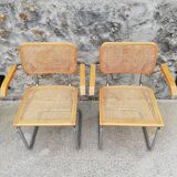 Pair of armchairs B64 Marcel Breuer