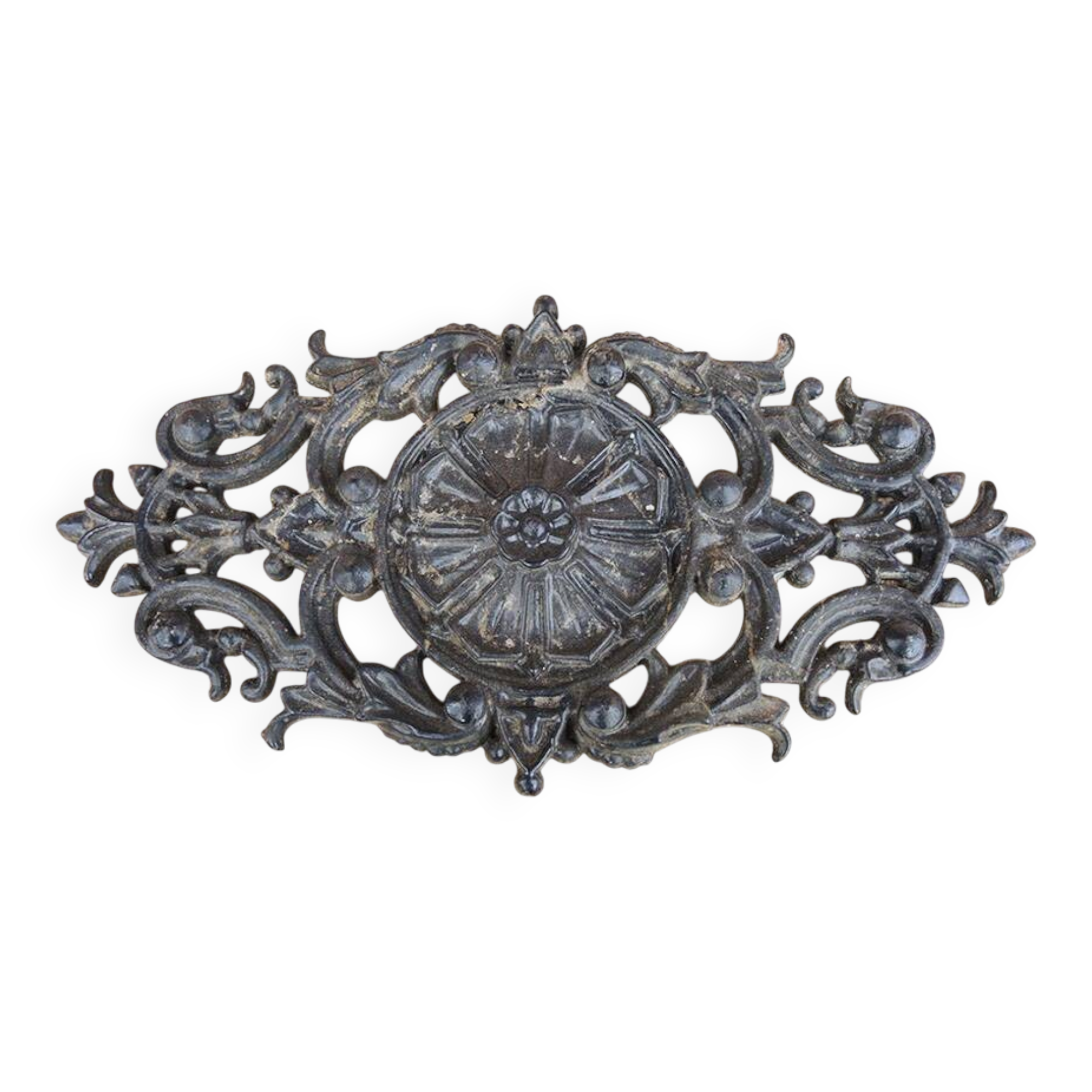 Ancienne palmette en fonte pour portail